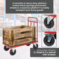 Large Wheel Platform Trolley