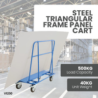 Steel Triangular Frame Panel Cart