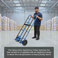 Heavy Duty Appliance Trolley (Flat free wheels)