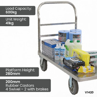 Stainless Steel Platform Trolleys