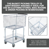 Basket Picking Trolley