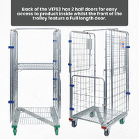 4 Sided Roll Cage Trolley