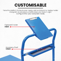 Heavy Duty Single Handle Platform Trolley