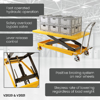 Extra Large Scissor Lift Trolleys