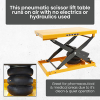 Pneumatic Scissor Lift Table