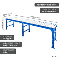 600mm Wide Conveyor Kit (Poly Rollers)