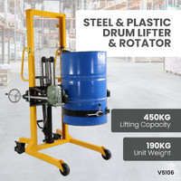 Steel & Plastic Drum Lifter & Rotator