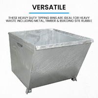 1100L Tipping Bin (with release mechanism) 