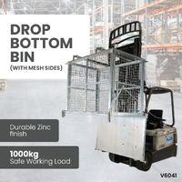 Drop Bottom Bin (Mesh Sides)