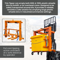 Pull Cord Bin Tipper (suits 660L & 1100L Bins)