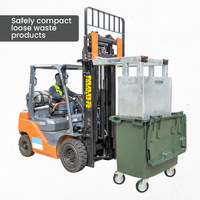 1 Tonne Waste Bin Compactor