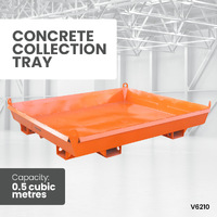 Concrete Collection Tray - 0.5 cubic metres