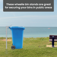 Single Wheelie Bin Stands