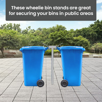 Double Wheelie Bin Stands