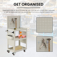 Peg Board Tool Trolley