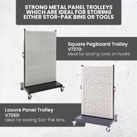 Louvre & Square Hole Panel Trolleys