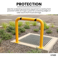 Fixed Safety Bollards - U Bar high