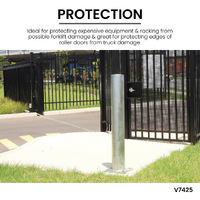 Galvanised Safety Bollards (Concrete Fillable)