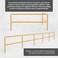 Pedestrian Handrail Barrier System