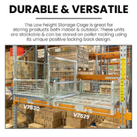 Low Height Storage Cage