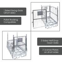 Collapsible & Stackable Stillage Cage (Rectangular)