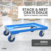 Stack and Nest Crate Dollie (with 4 swivel castors)