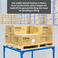 Heavy Duty Pallet Stand (with Short Adjustable Legs)