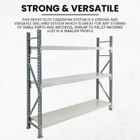 Heavy Duty Longspan Shelving - Steel 1800mm wide