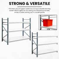 Heavy Duty Steel Longspan Shelving (900mm Deep)