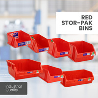 Red Stor-Pak Bins