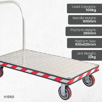 Heavy Duty Aluminium Platform Trolleys