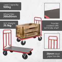 Large Wheel Platform Trolley