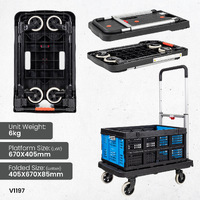 Foldable Plastic Deck Trolley