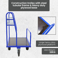 Transport Trolley with Storage Basket