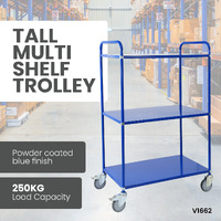 Tall Multi Shelf Trolleys