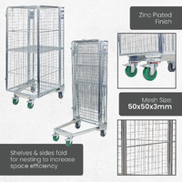 Nesting Roll Cage Trolley