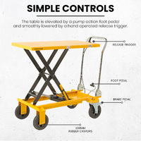 Rough Terrain Scissor Lift Trolley