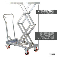 Galvanised Scissor Lift Trolley