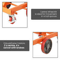 Spring Scissor Lift Trolley - 830x500mm