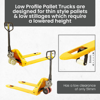 Low Profile Pallet Truck (Standard Size)