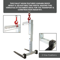 Adjustable Pallet Hook 2200kg