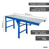 600mm Conveyor Gate (Steel Rollers Only)