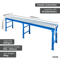 600mm Wide Conveyor Kit (Steel Rollers)