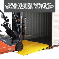 8 Tonne Capacity 1 Piece Container Ramp