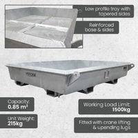 Galvanised Concrete Collection Tray