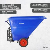 Waste Collection Trolley 350L