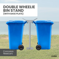 Double Wheelie Bin Stands