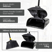 Large Dustpan and Broom Set