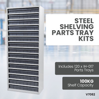 Steel Shelving Parts Tray Kits