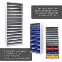 Open Steel Shelving Unit